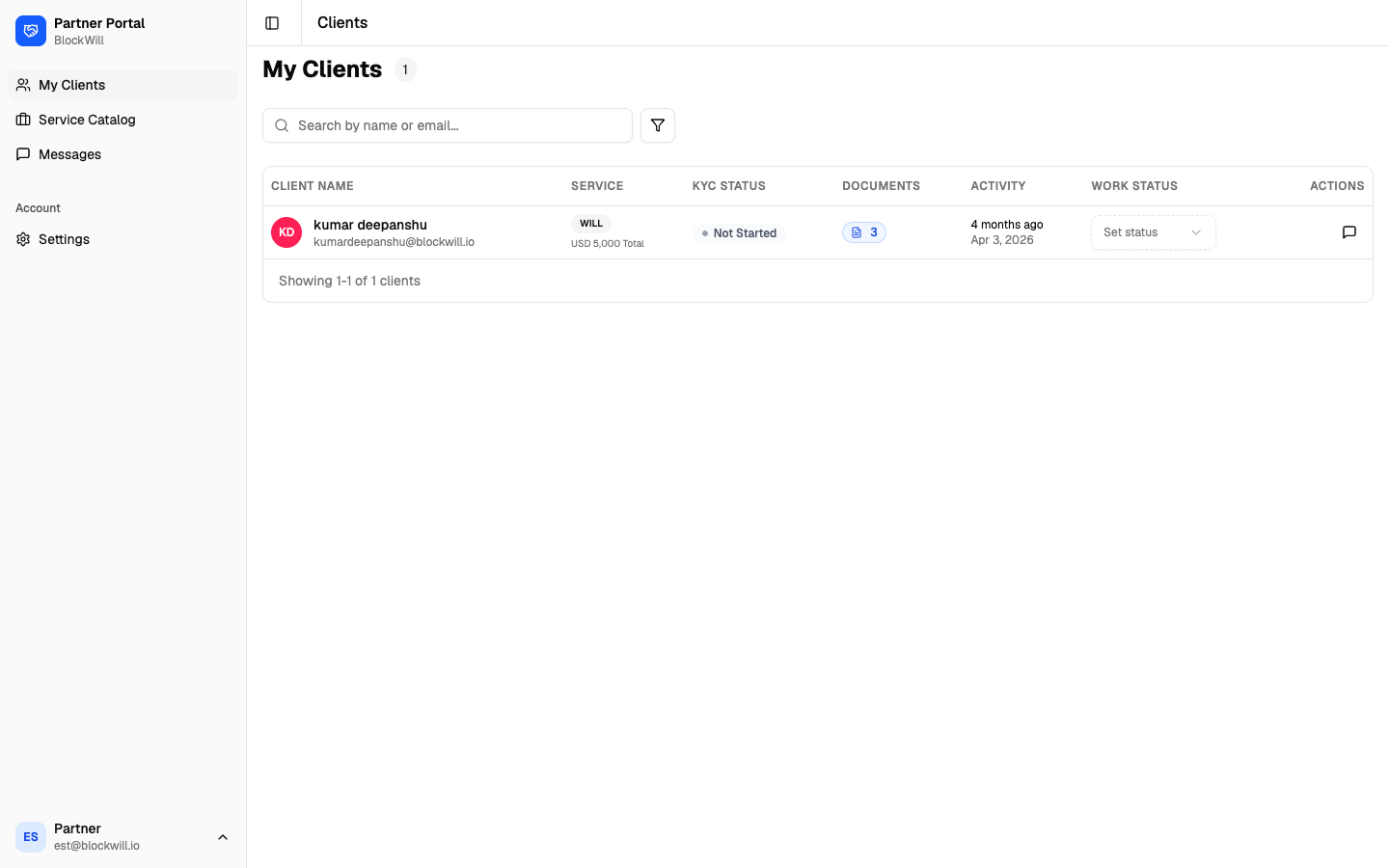 Team member clients